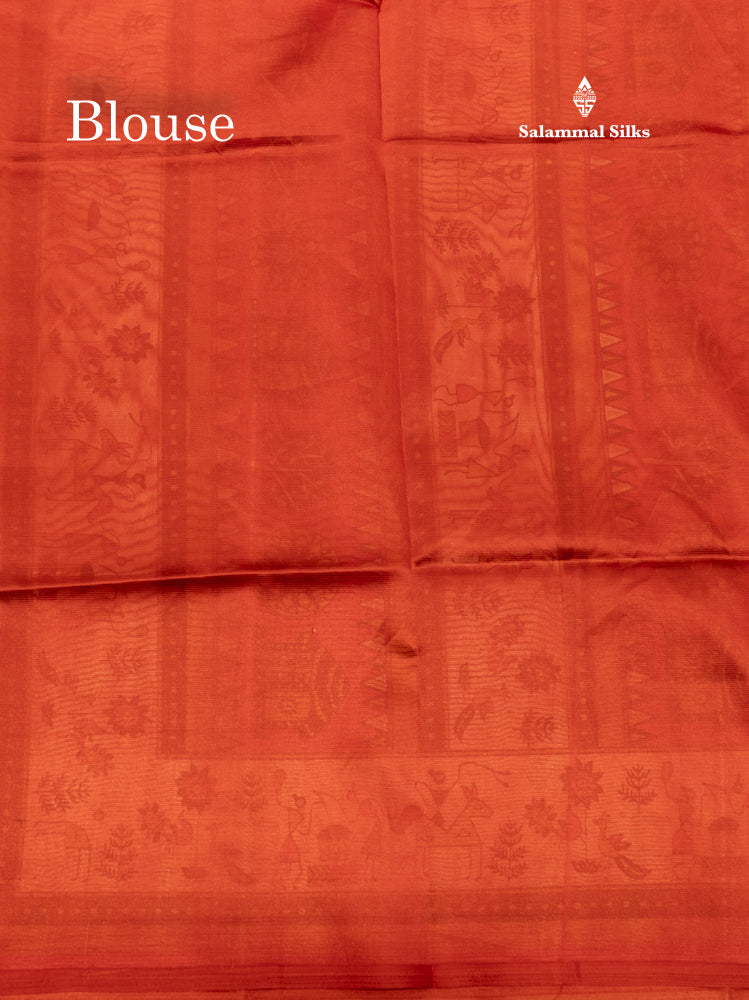 Black Colour fancy semi dola Saree With Red Blouse