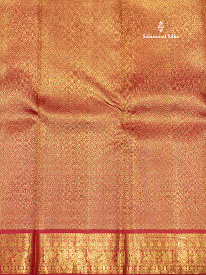 Mustard Yellow Colour Pure Kanjivaram Silk Saree with Maroon Traditional Border