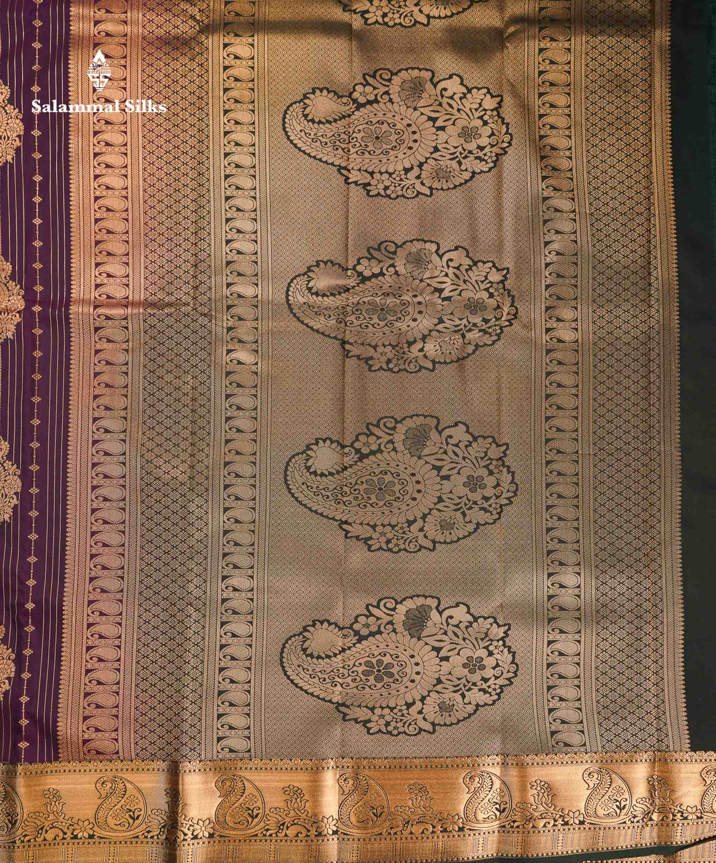 Beautiful Dual Tone Onion Pink Vertical Zari Line With Butta Semi Silk Saree With Contrast Light Blue Blouse