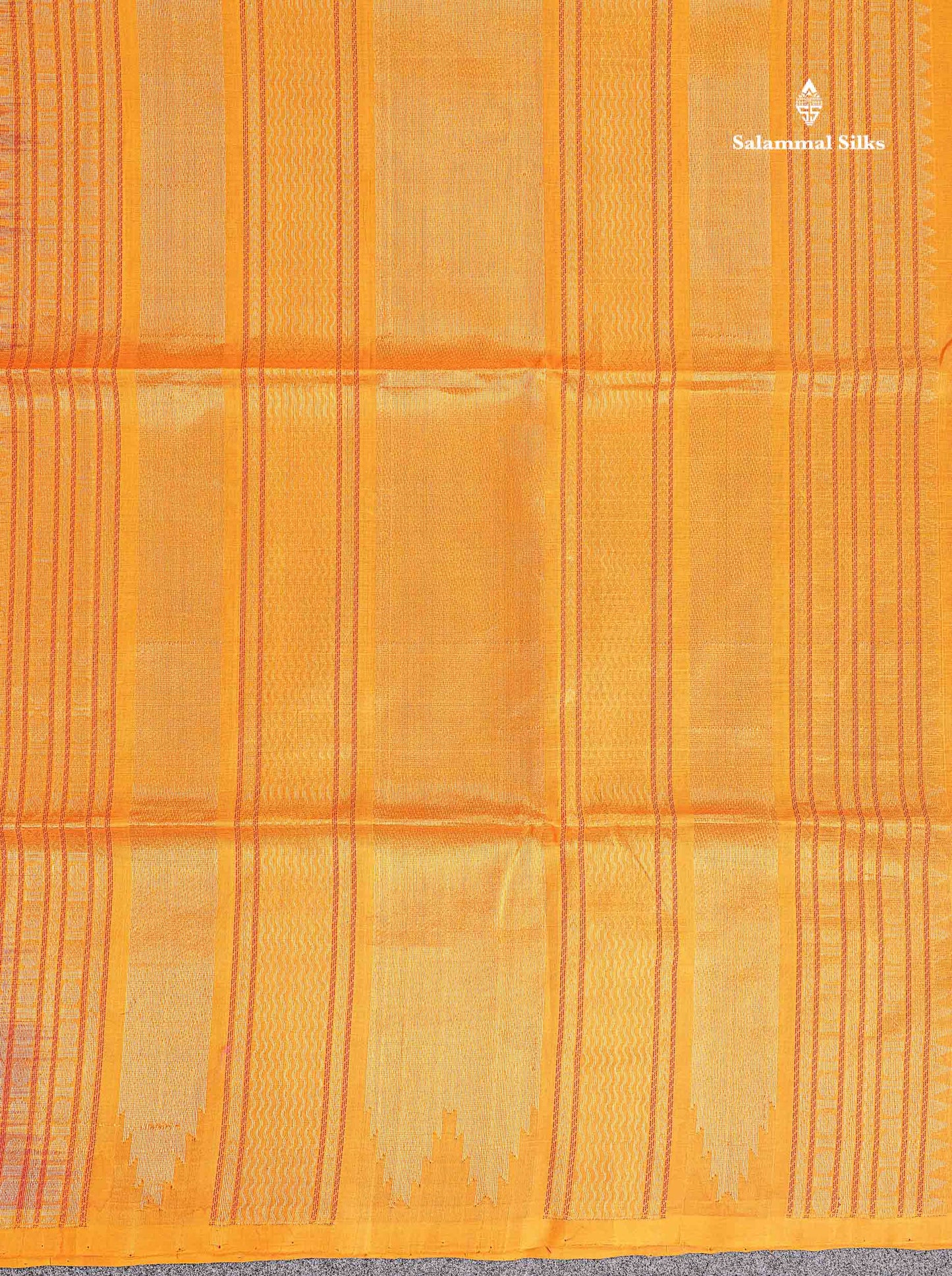Pure Silk Cotton Saree - Half White Colour Body Thread Butta & Black Blouse