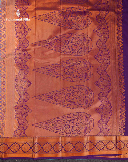 Beautiful Dual Tone Onion Pink Vertical Zari Line With Butta Semi Silk Saree With Contrast Light Blue Blouse