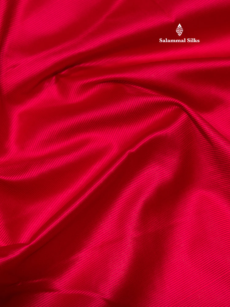 9 Yards Semi Silk Saree Maroon Colour with Green Border