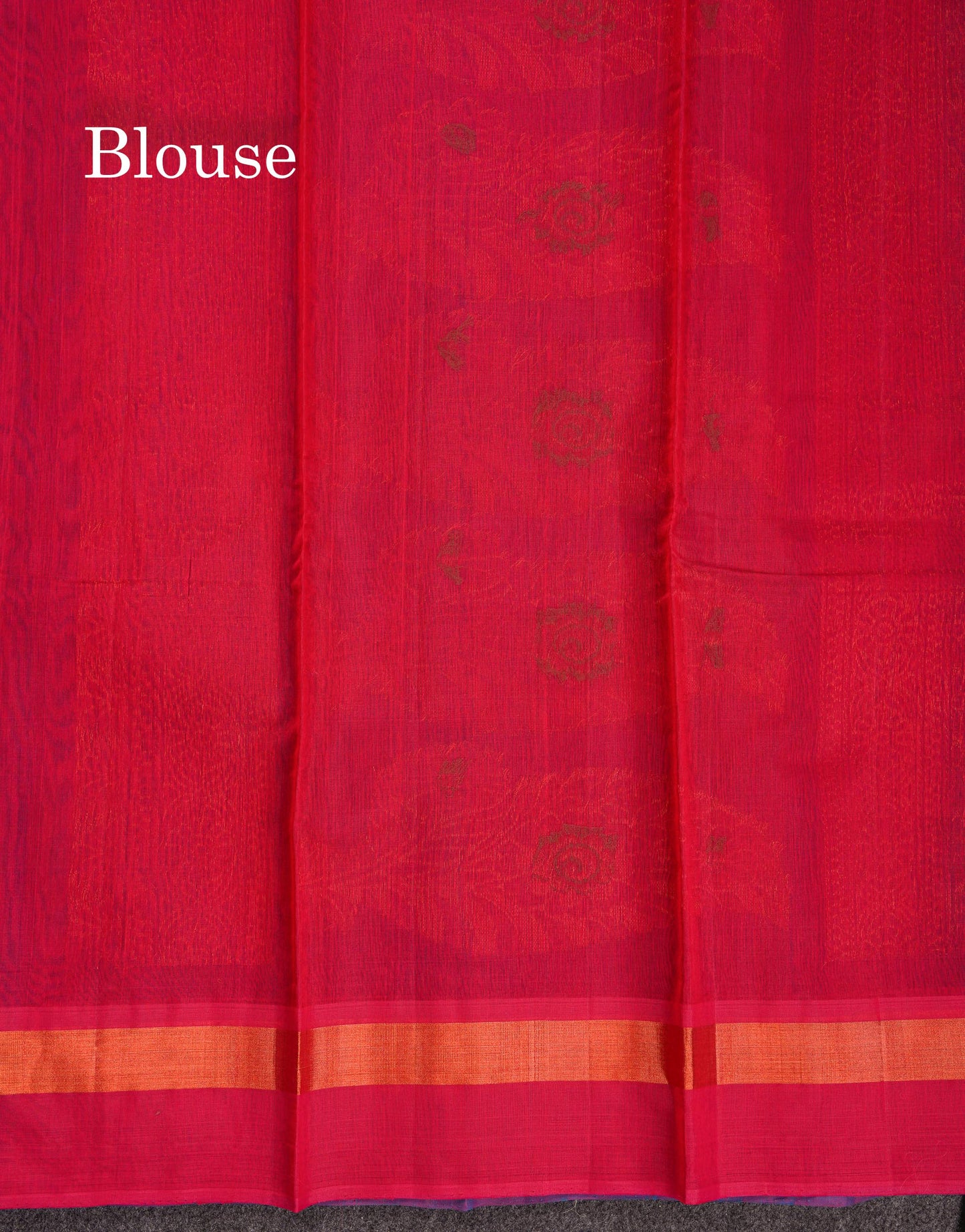 Beautiful Ananda Blue Zari Butta Menakari Work SICO Cotton Saree With Contrast Pink Blouse