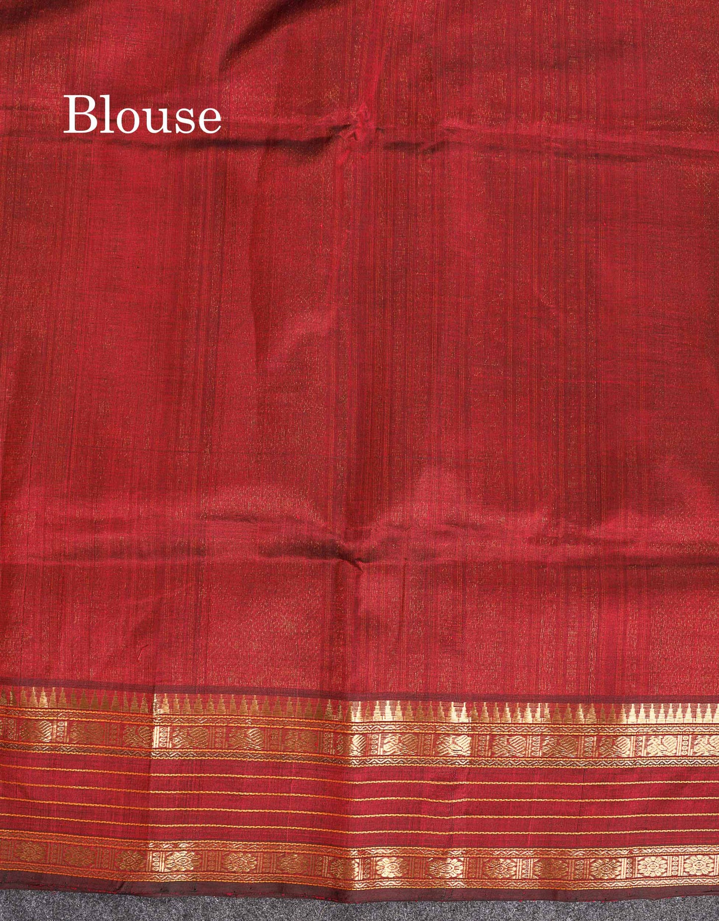 Pure Silk Cotton Saree - Pink Colour Body Thread Butta & Dark Purple Traditional Border