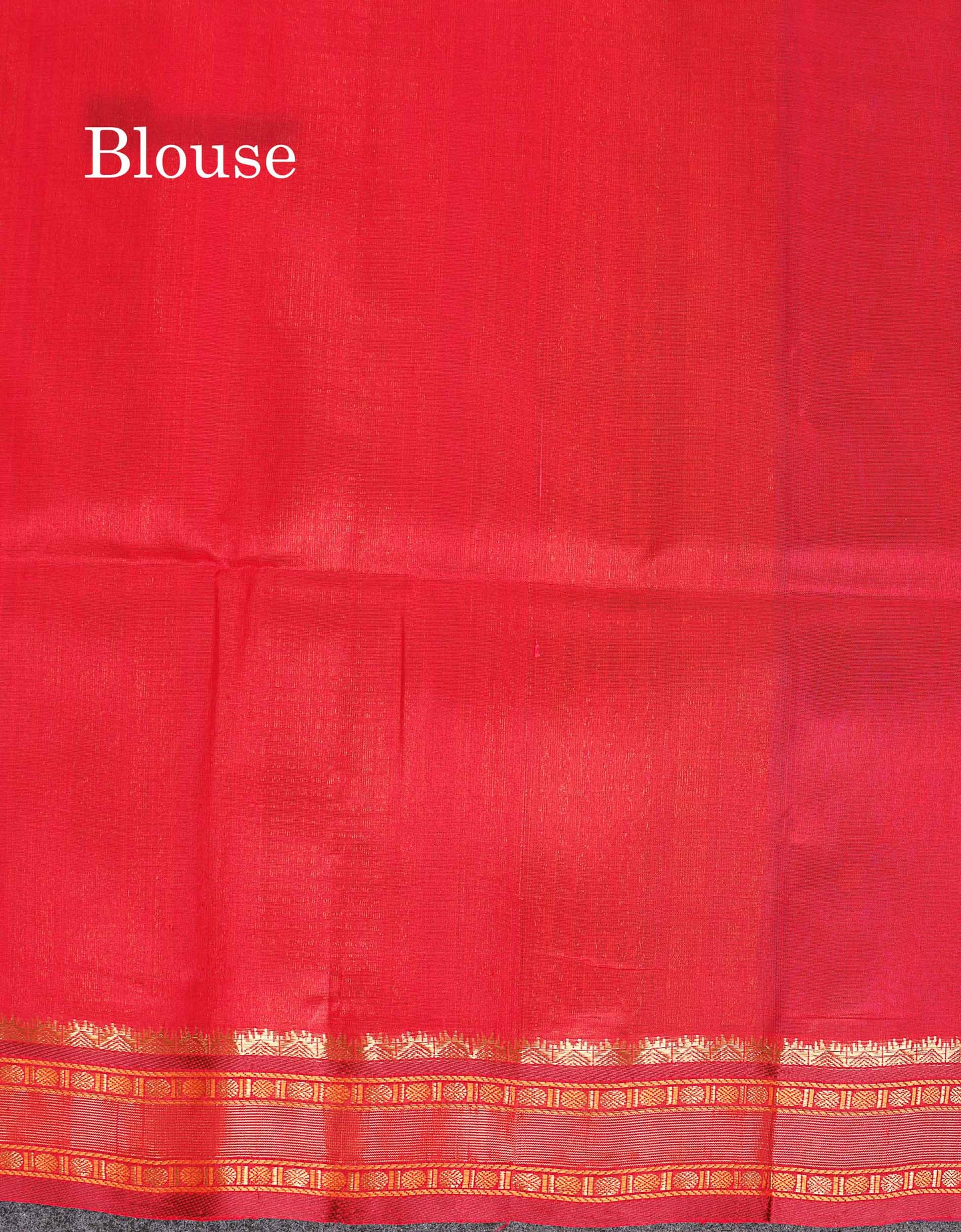 Pure Silk Cotton Saree - Royal Blue Colour Body With Butta & Traditional Border