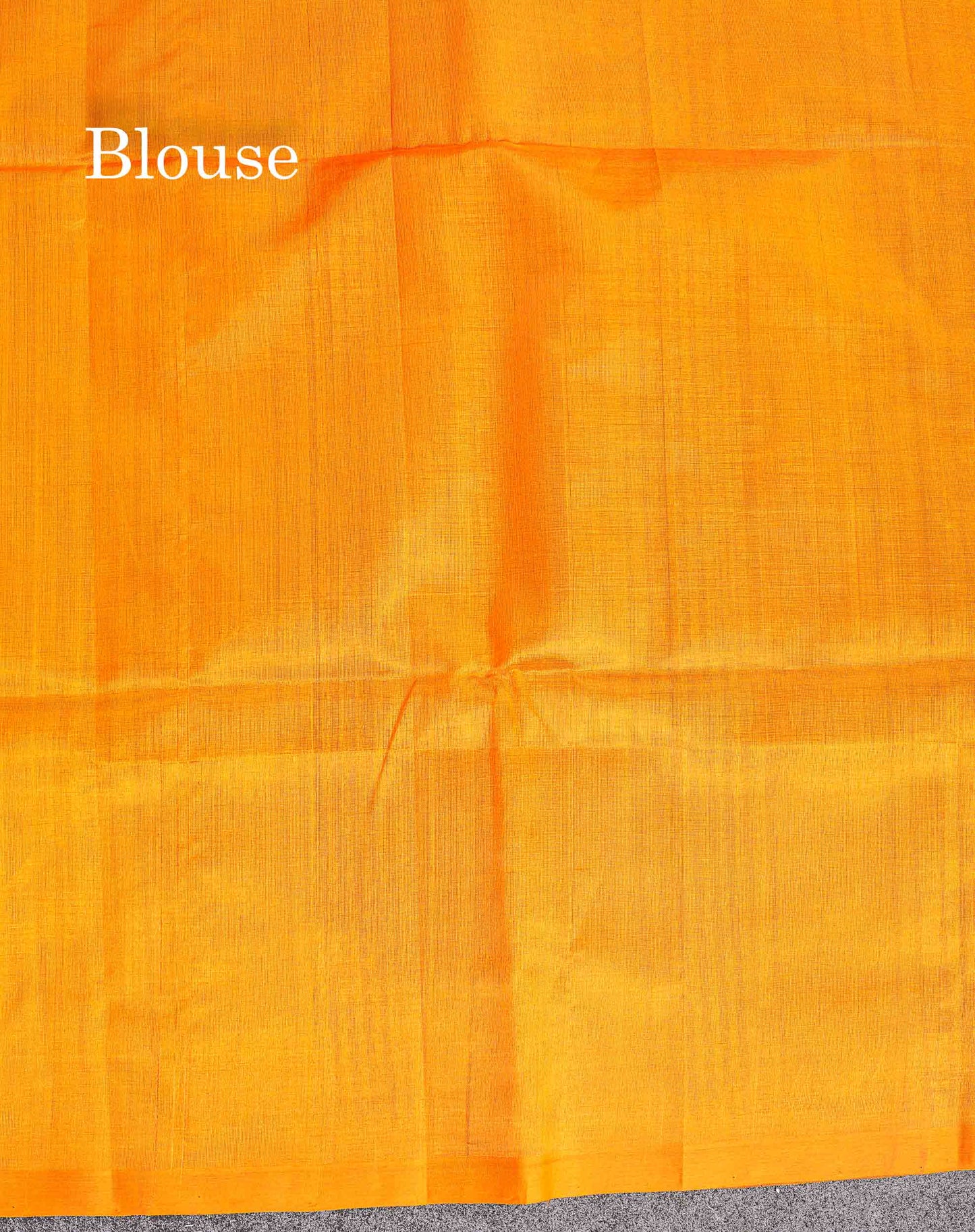Pure Silk Cotton Saree - Half White Colour Body Thread Butta & Black Blouse