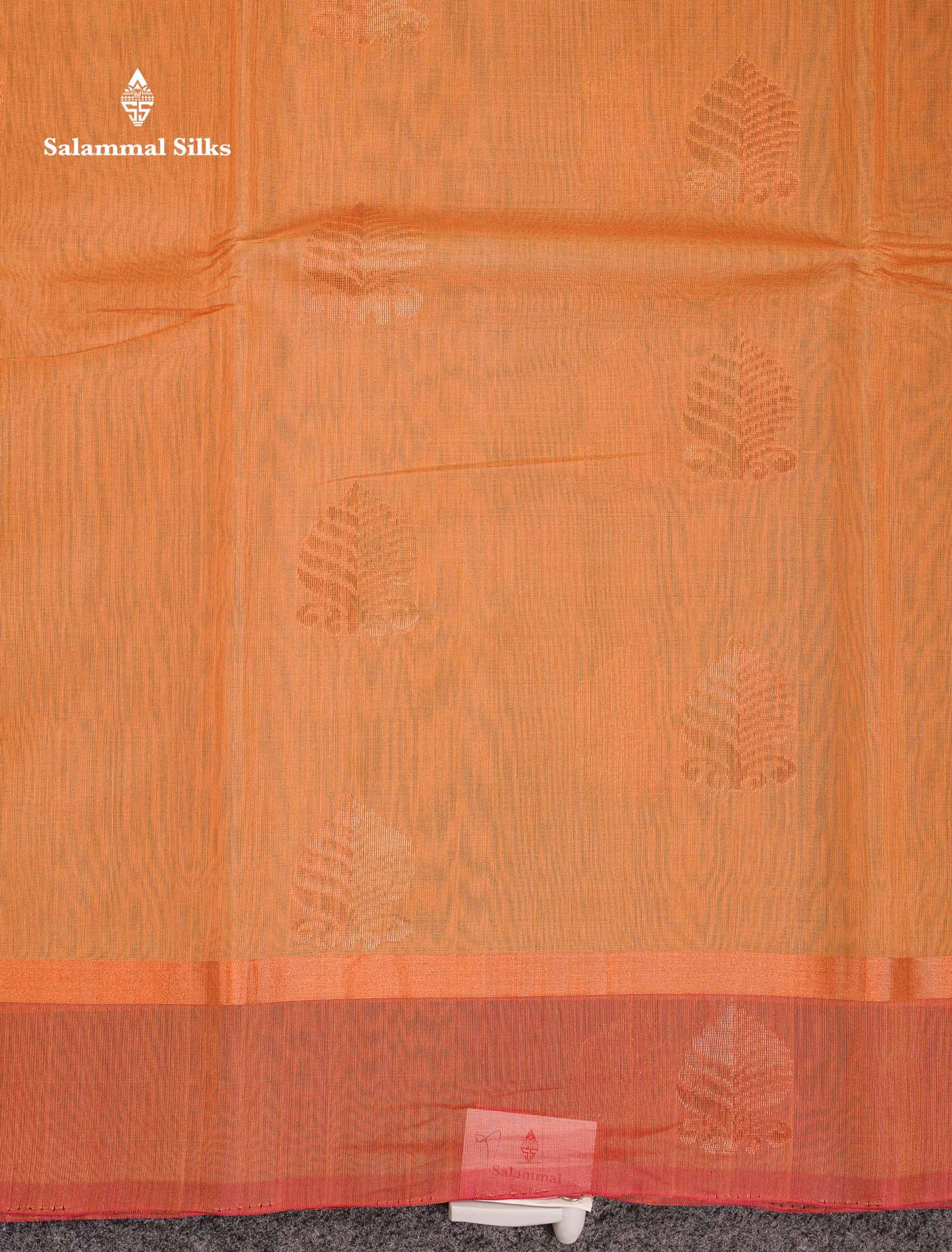 Beautiful Mehandi Green Silver & Copper Zari Butta SICO Cotton Saree With Contrast Bottle Green Border