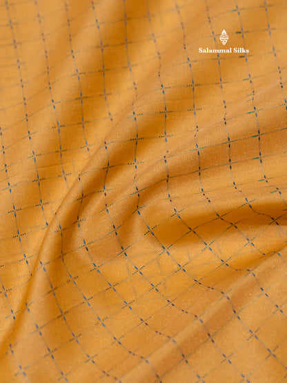Violet Colour Semi Silk Saree With Green Border