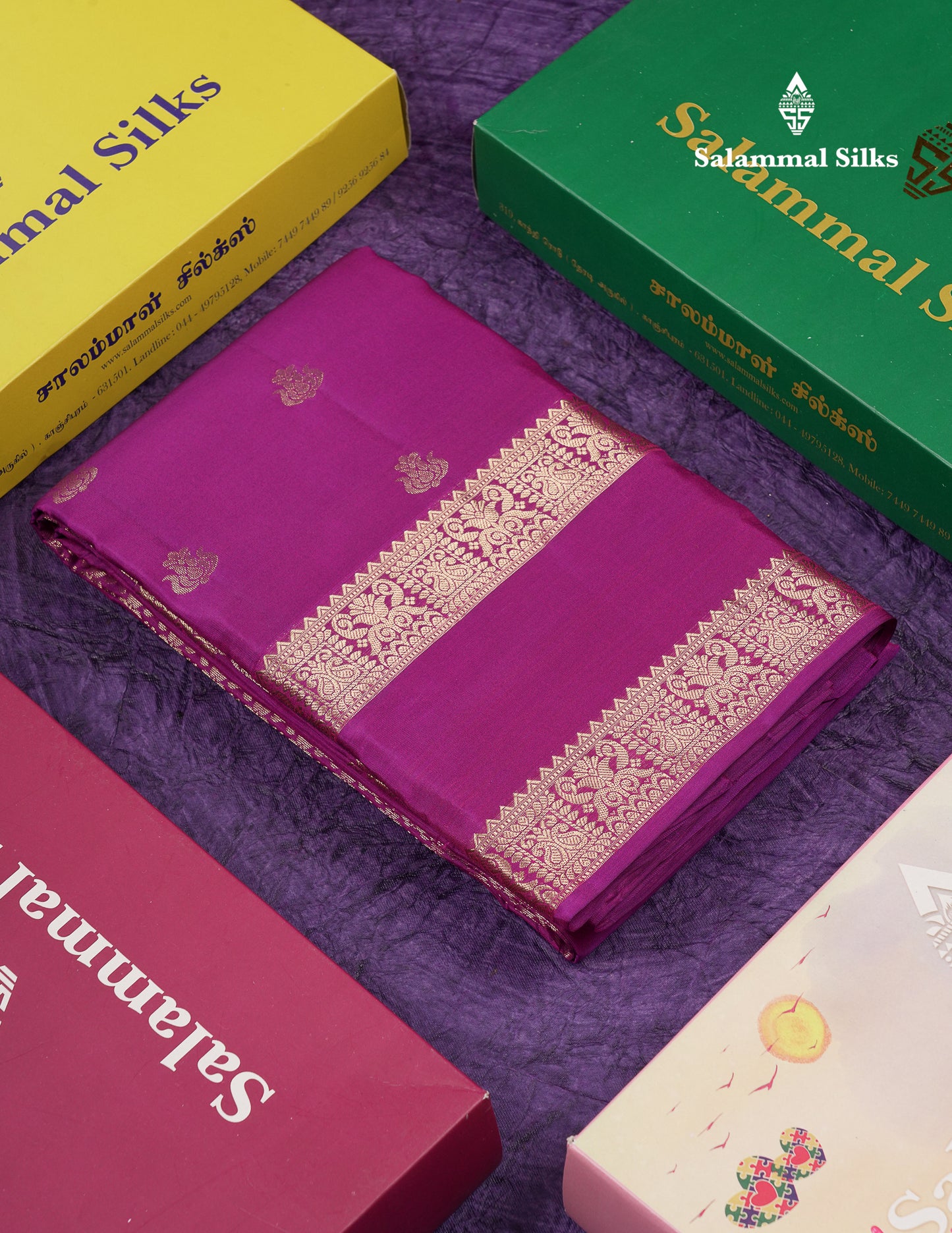 Beautiful Bottle Green Pure Kanjivaram Silk Saree With Traditional Rettapet Border