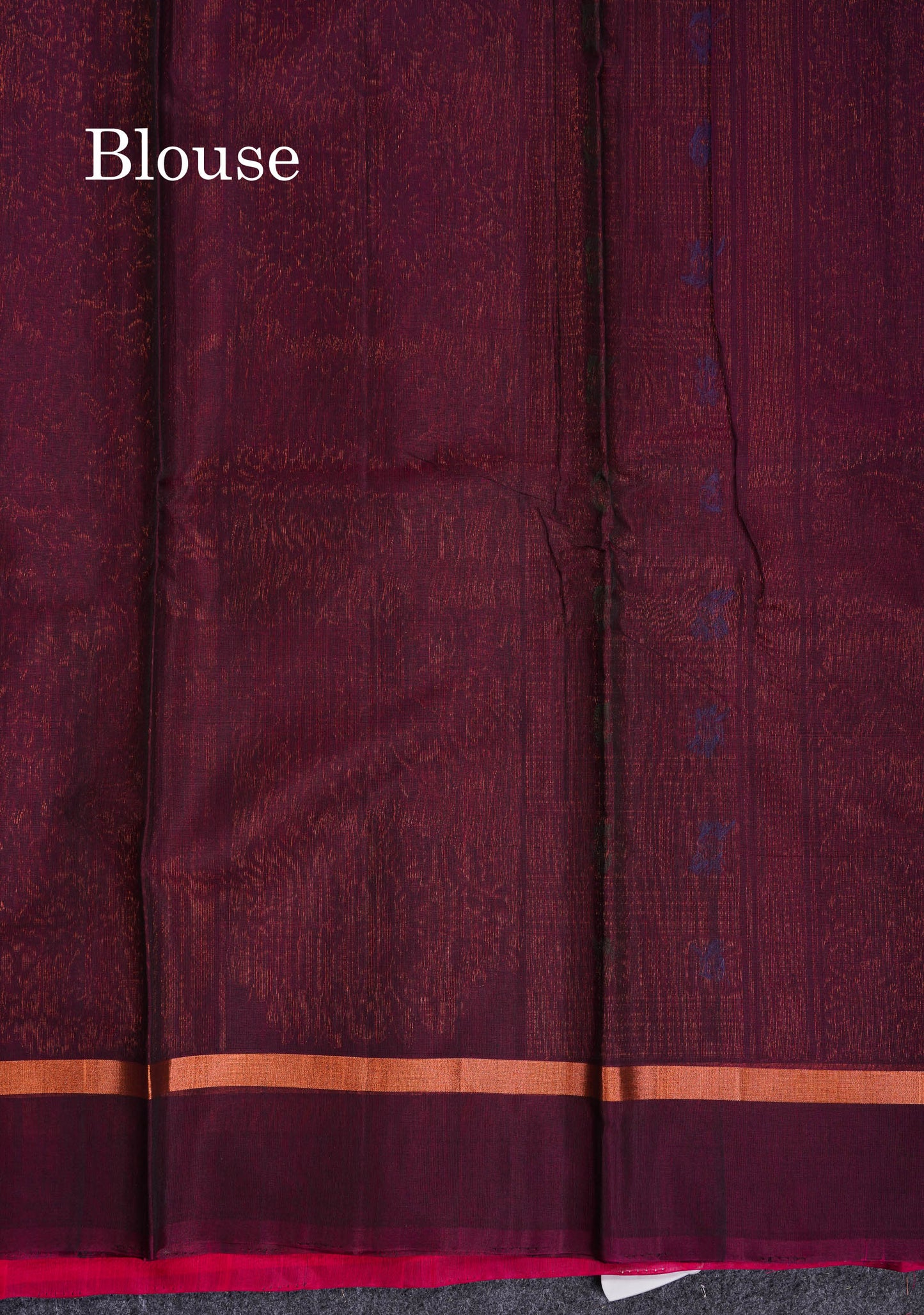 Beautiful Dual Tone Violet Butta With Menakari Work SICO Cotton Saree With Contrast Pink Fancy Border