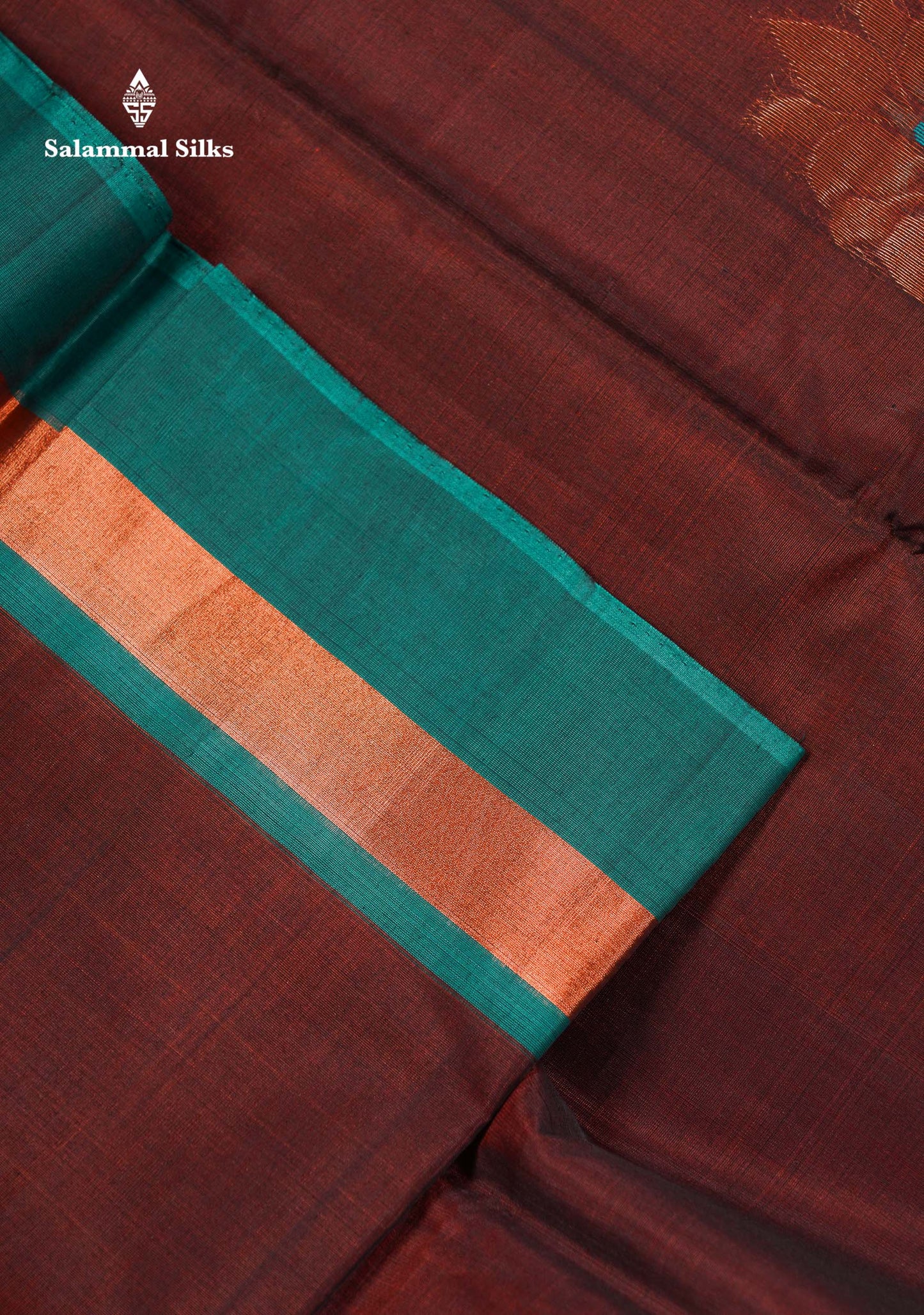 Beautiful Ananda Blue Zari Butta Menakari Work SICO Cotton Saree With Contrast Pink Blouse