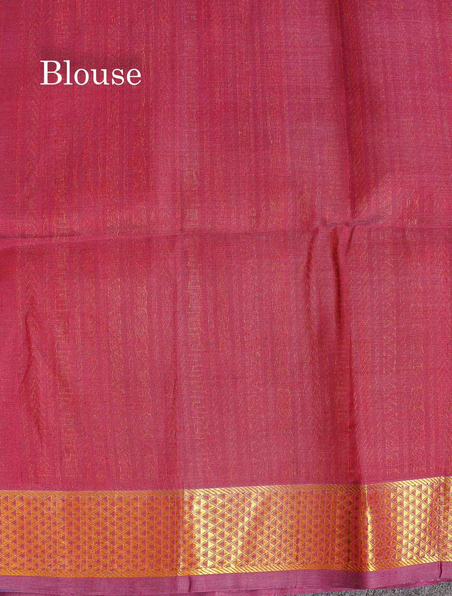 Pure Silk Cotton Saree - Maroon Colour Body Small Zari Checks With Traditional Border
