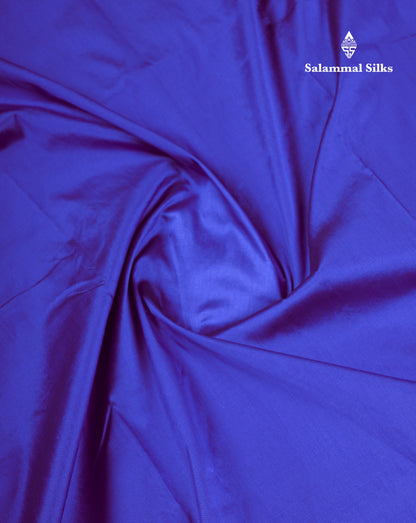 9.5 Yards Semi Silk Saree Peacock Green With Contrast Pink Traditional Border