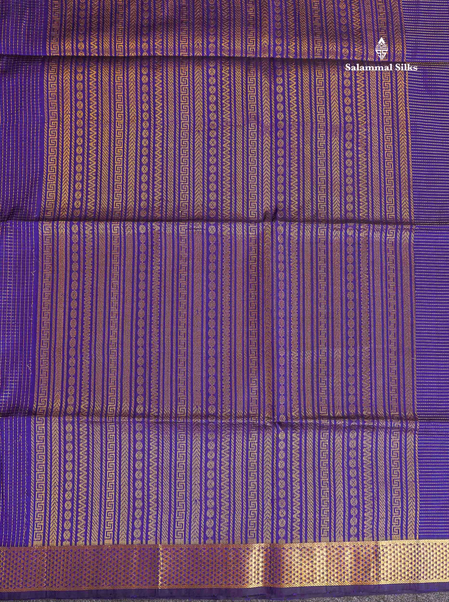 Pure Silk Cotton Saree - Maroon Colour Body Small Zari Checks With Traditional Border