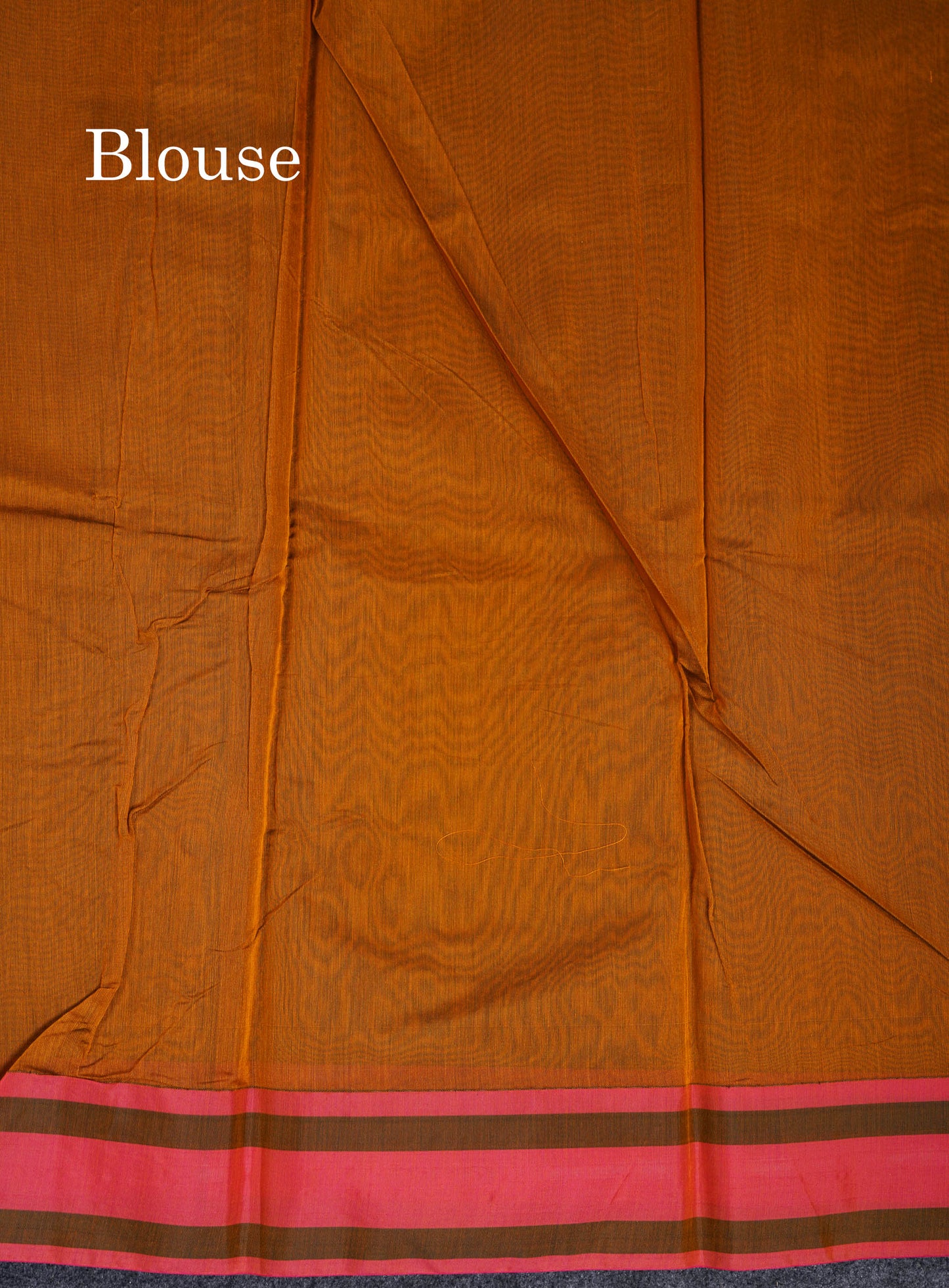 Beautiful Mustard Yellow Thread Butta Kota Cotton Saree With Contrast Peach Border