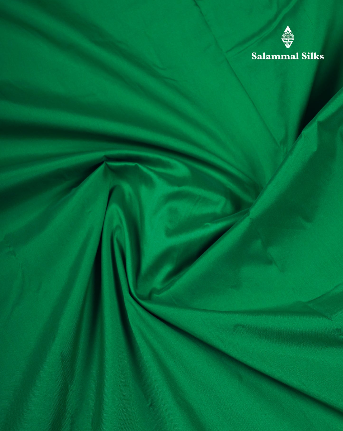 9.5 Yards Semi Silk Saree Saffire Green With Contrast Pink Traditional Border