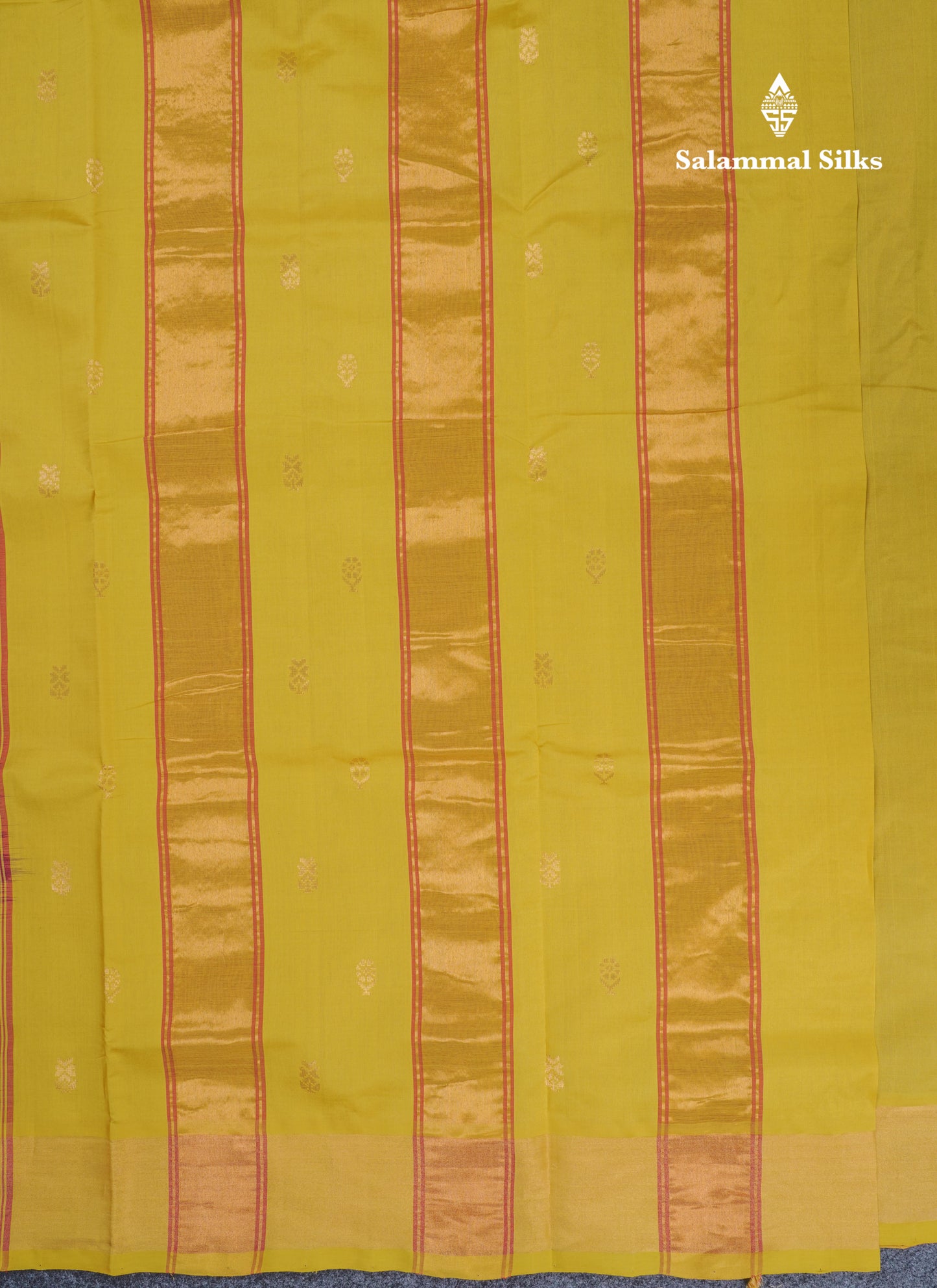 Beautiful Dark Maroon Semi Silk Cotton Saree With Contrast Manthulir Yellow Blouse