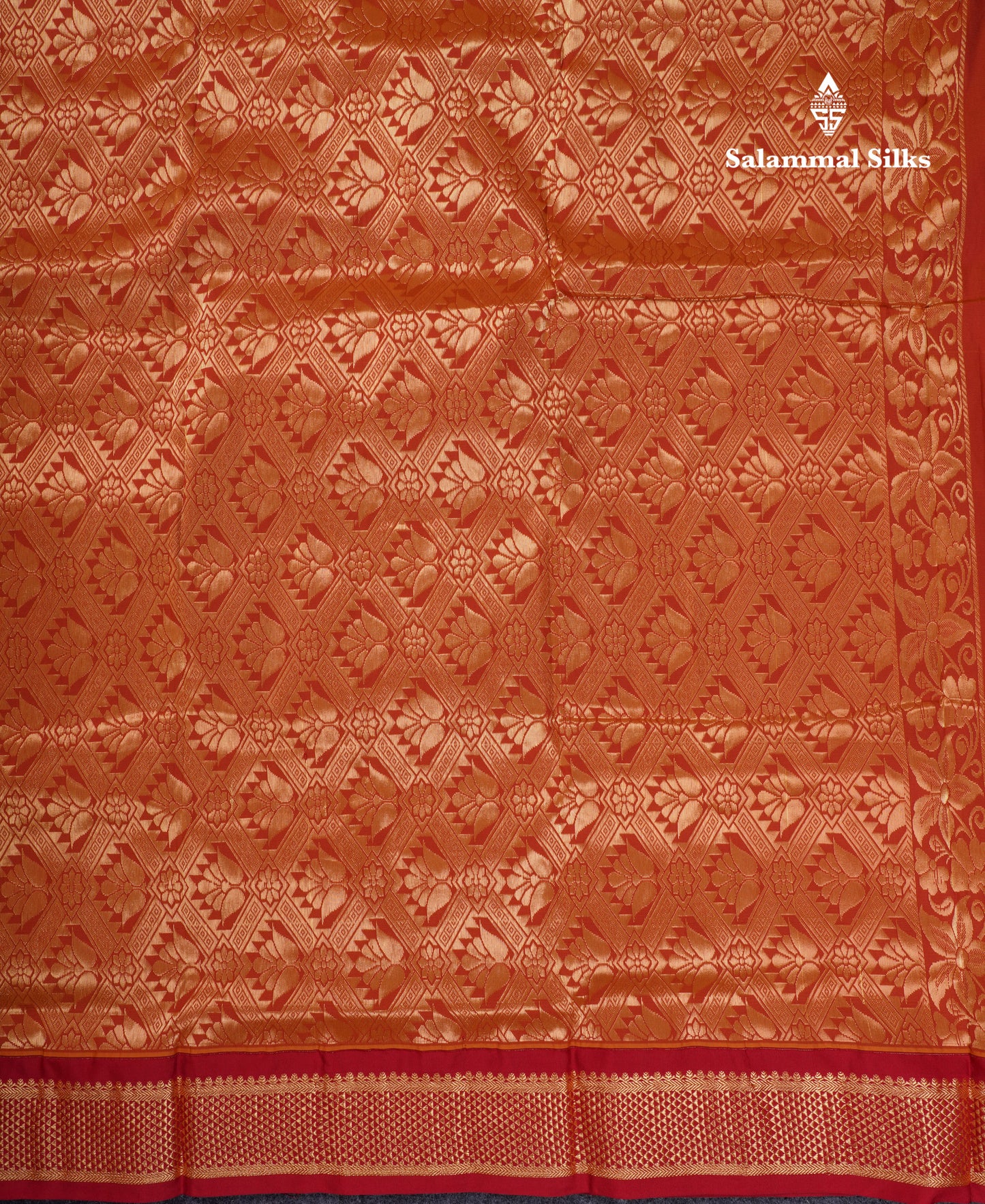 9.5 Yards Semi Silk Saree Mango Yellow With Contrast Maroon Traditional Border