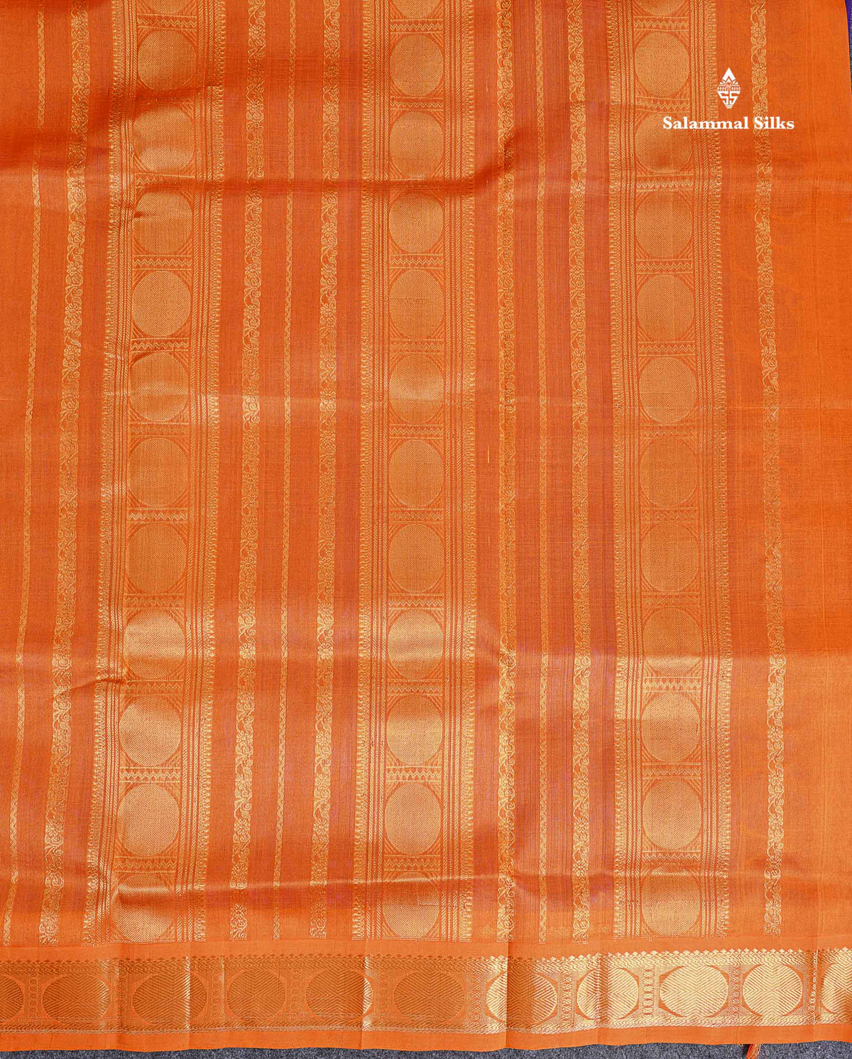Pallu Of Purple Pure Silk Cotton Saree 