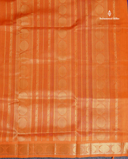 Pallu Of Purple Pure Silk Cotton Saree 