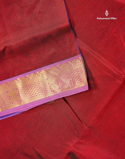Pure Silk Cotton Saree - Yellow Colour Body Plain With Traditional Border | 10 Yards