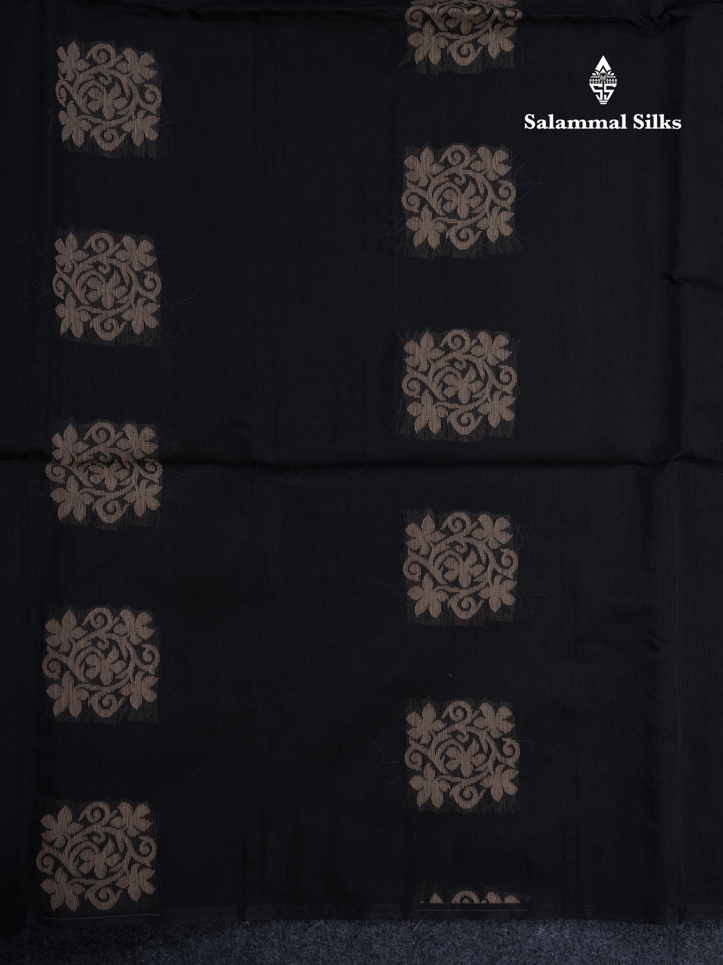 Beautiful Black Fancy Kora Cotton Saree With Contrast Magenta Pink Blouse