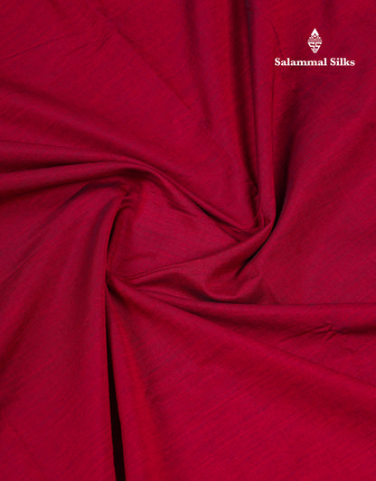 Beautiful Dark Maroon South Cotton Printed Saree With Contrast Grey White Blouse