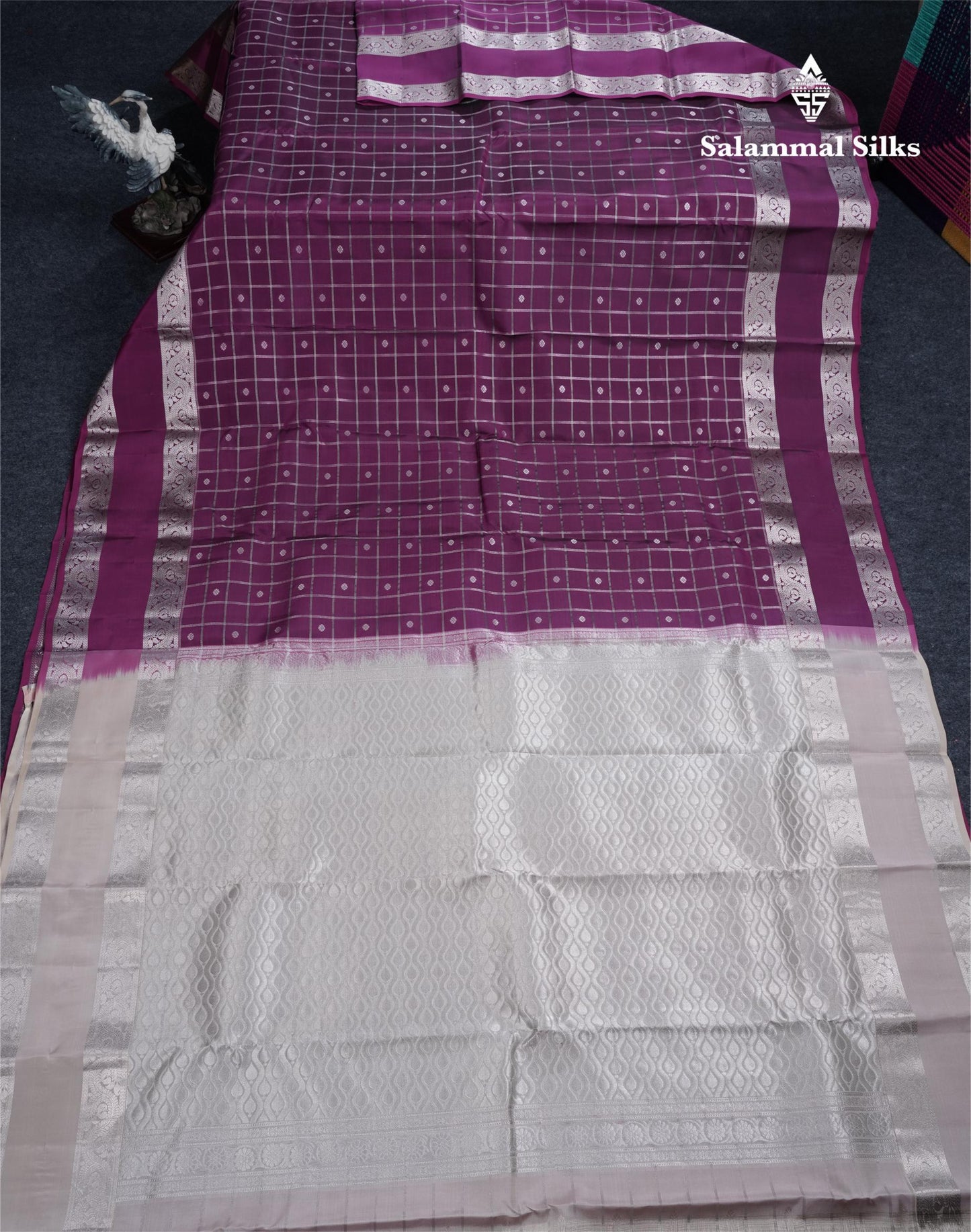 Baby Pink Puremix Silk Saree With Contrast Half White Blouse