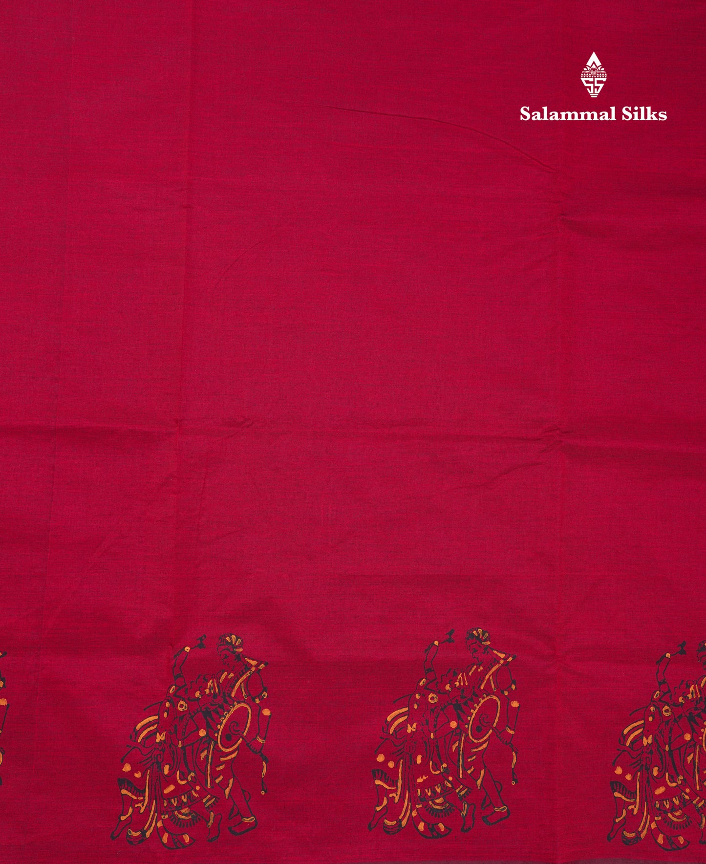 Beautiful Dark Maroon South Cotton Printed Saree With Contrast Mustard Yellow Blouse