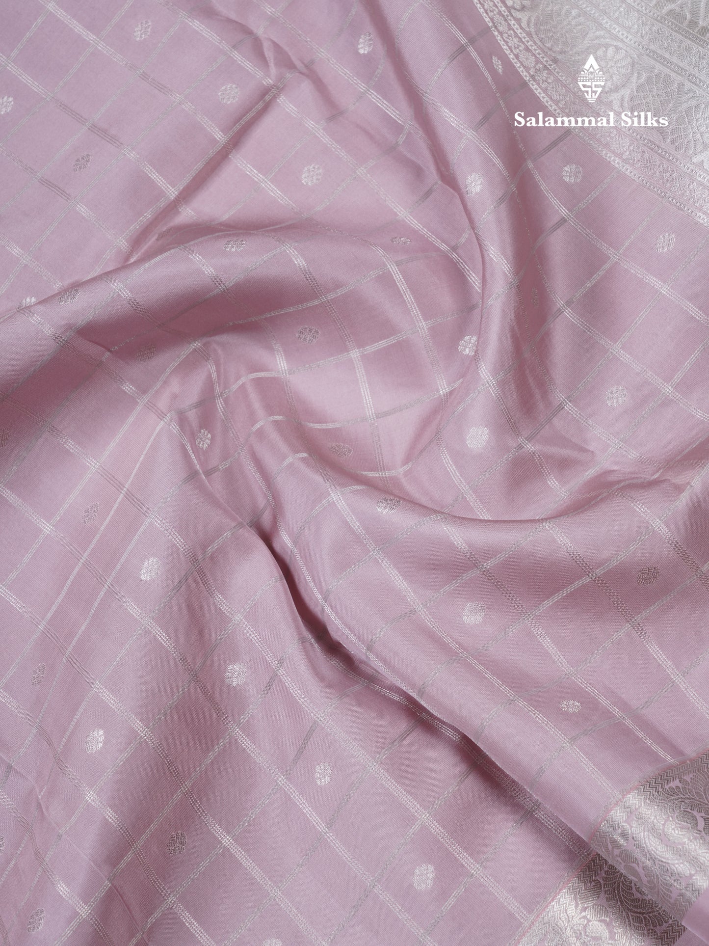 Baby Pink Puremix Silk Saree With Contrast Half White Blouse