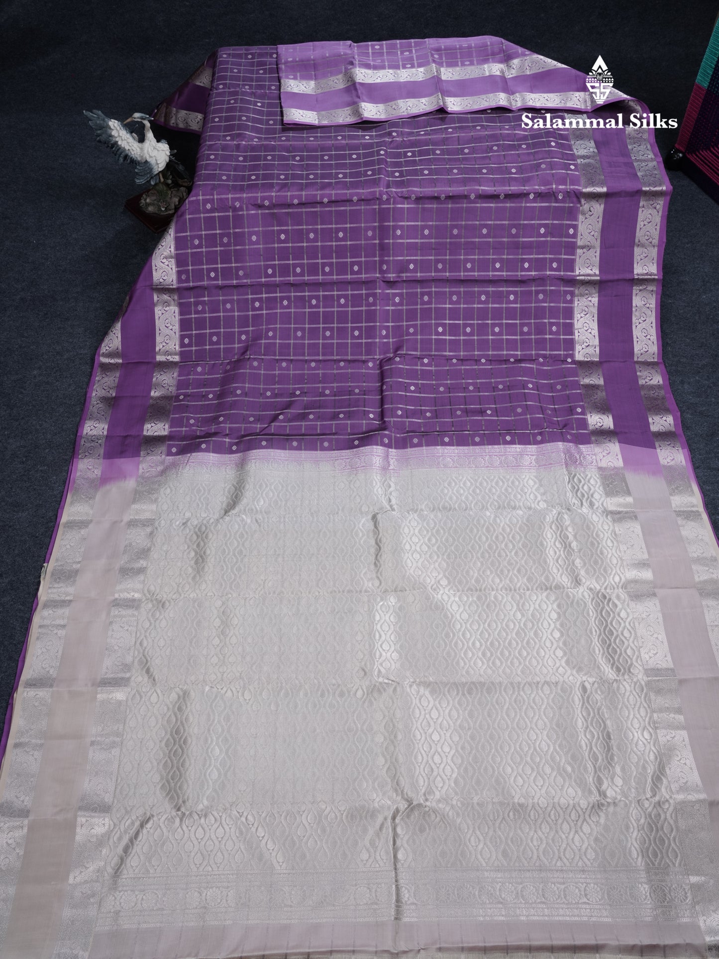 Baby Pink Puremix Silk Saree With Contrast Half White Blouse