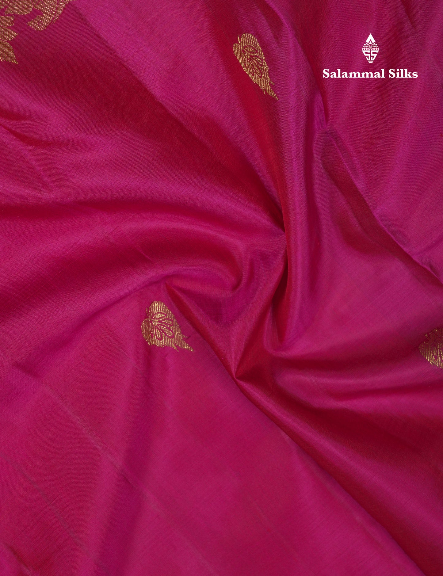 Beautiful Dual Tone Pink Pure Kanjivaram Silk Saree With Traditional Long One Side Border