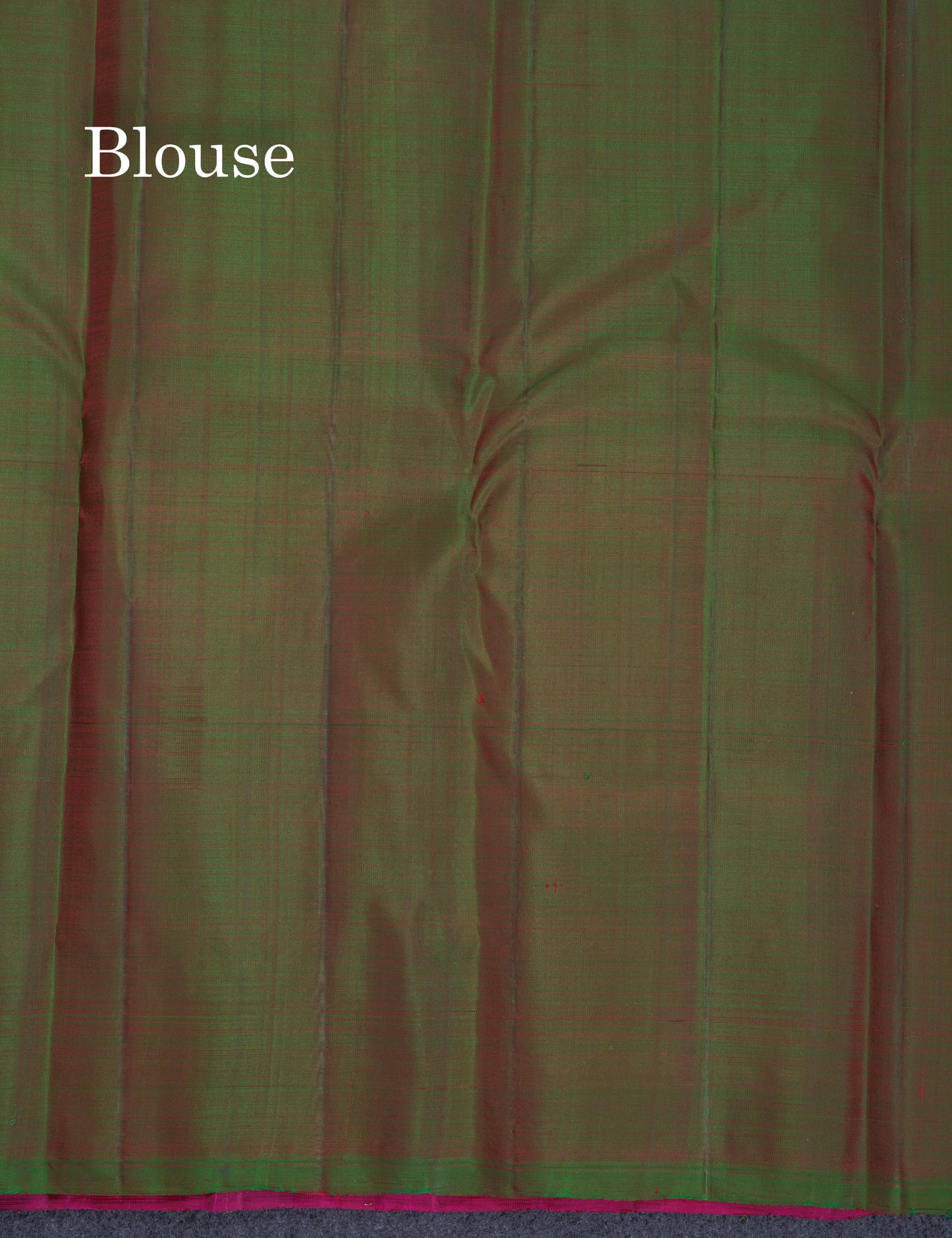 Beautiful Dual Tone Pink Pure Kanjivaram Silk Saree With Traditional Long One Side Border