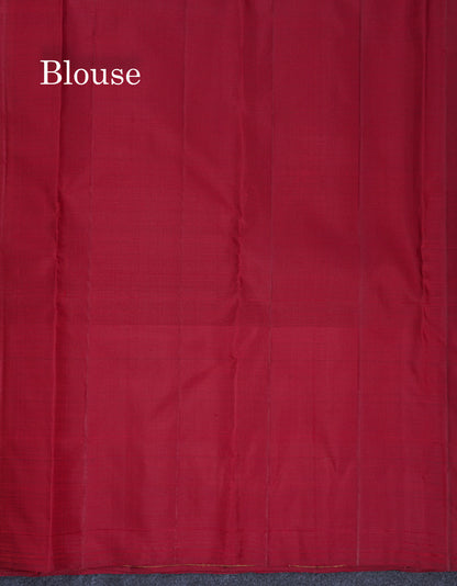 Beautiful Dual Tone Mustard Yellow Pure Kanjivaram Silk Saree With Contrast Maroon Traditional Evening Morning Border
