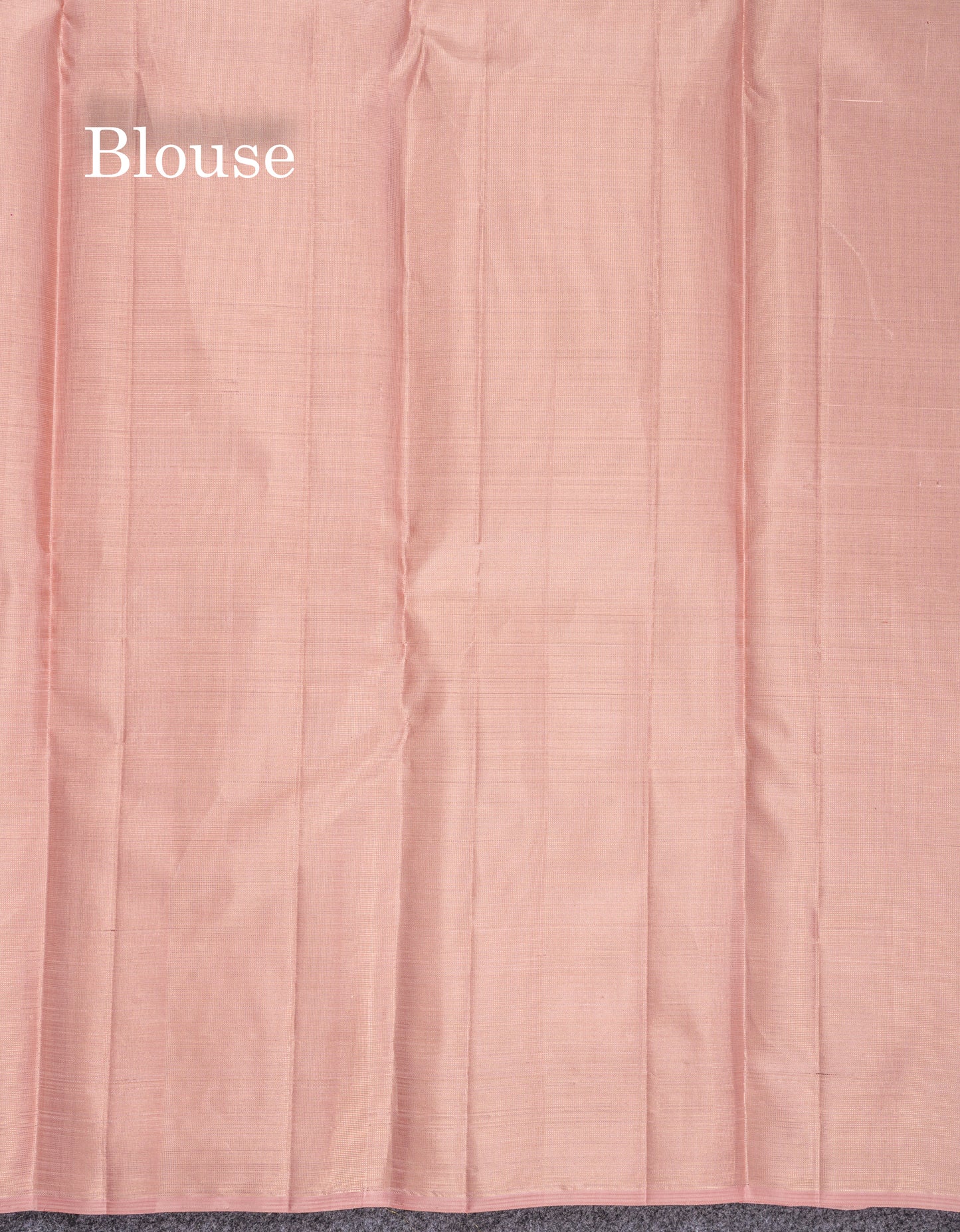 Beautiful Light Peach Fancy Pure Kanjivaram Silk Saree With Blouse