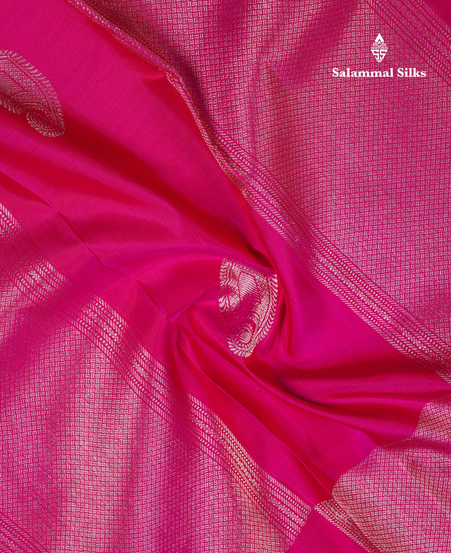 Beautiful Dual Tone Pink Fancy Pure Kanjivaram Silk Saree With Contrast Bottle Green Blouse