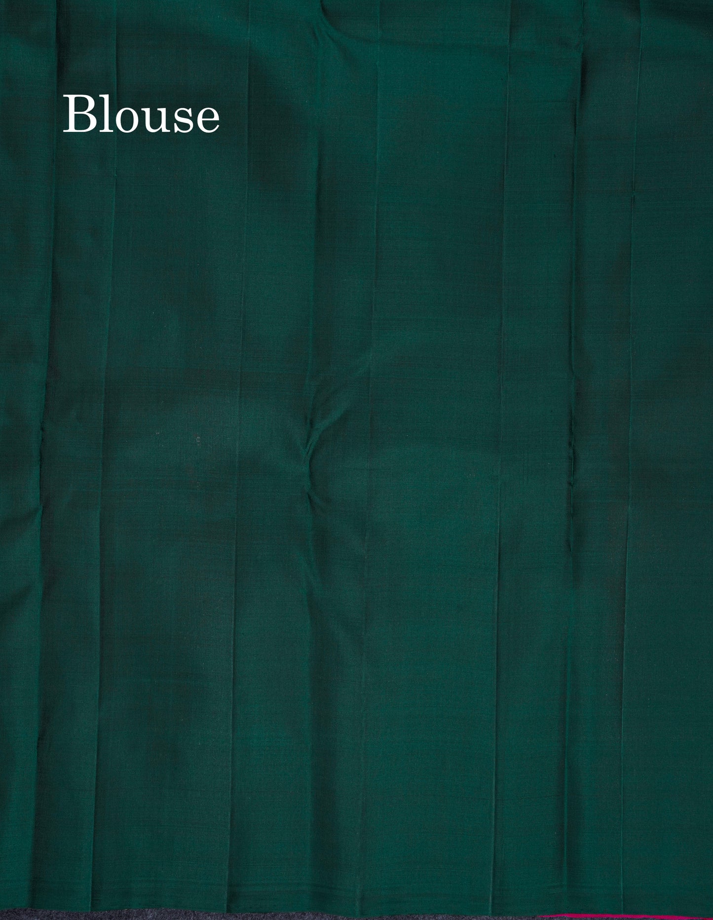 Beautiful Dual Tone Pink Fancy Pure Kanjivaram Silk Saree With Contrast Bottle Green Blouse
