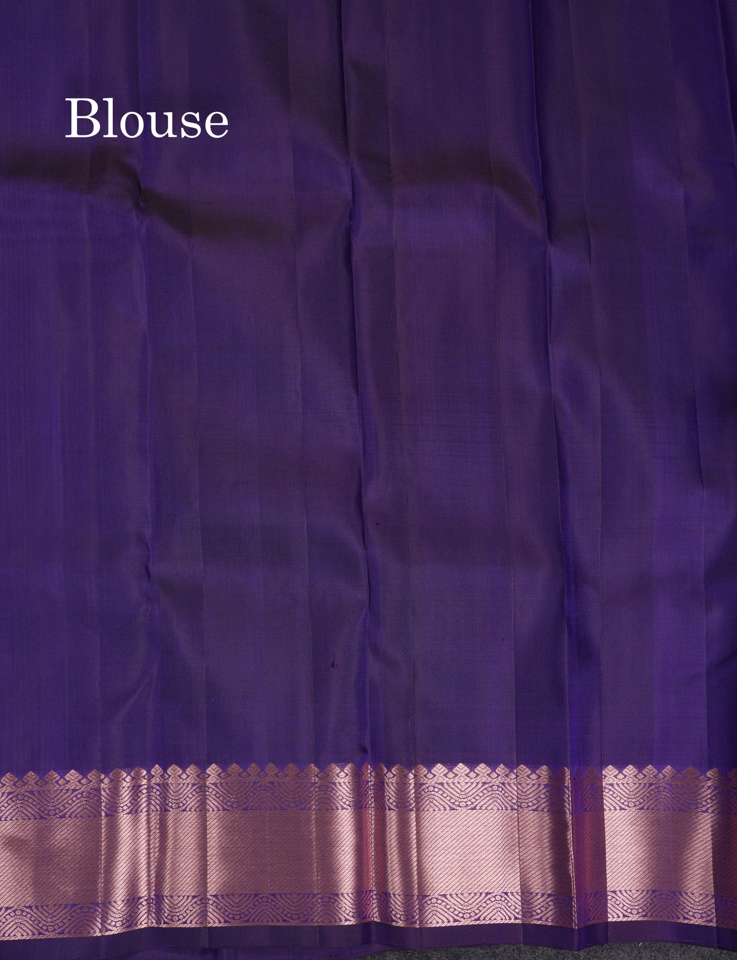 Beautiful Dual Tone Sapphire Green Menakari Work Pure Kanjivaram Silk Saree With Contrast Navy Blue Traditional Border