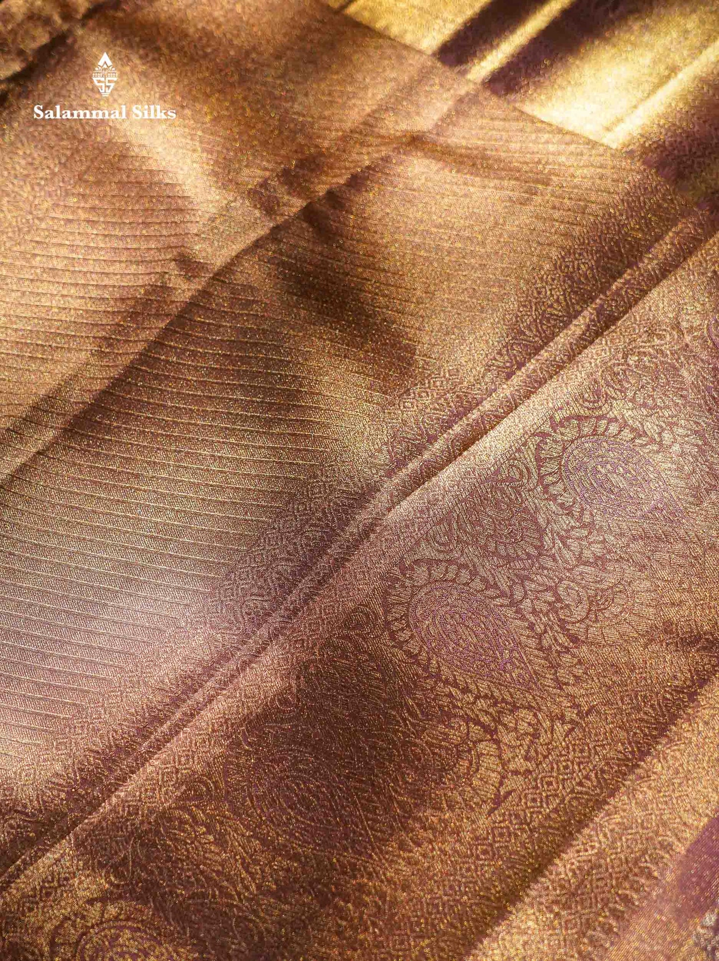 Beautiful Light Pink Tissue Bridal Pure Kanjivaram Silk Saree With Traditional Border