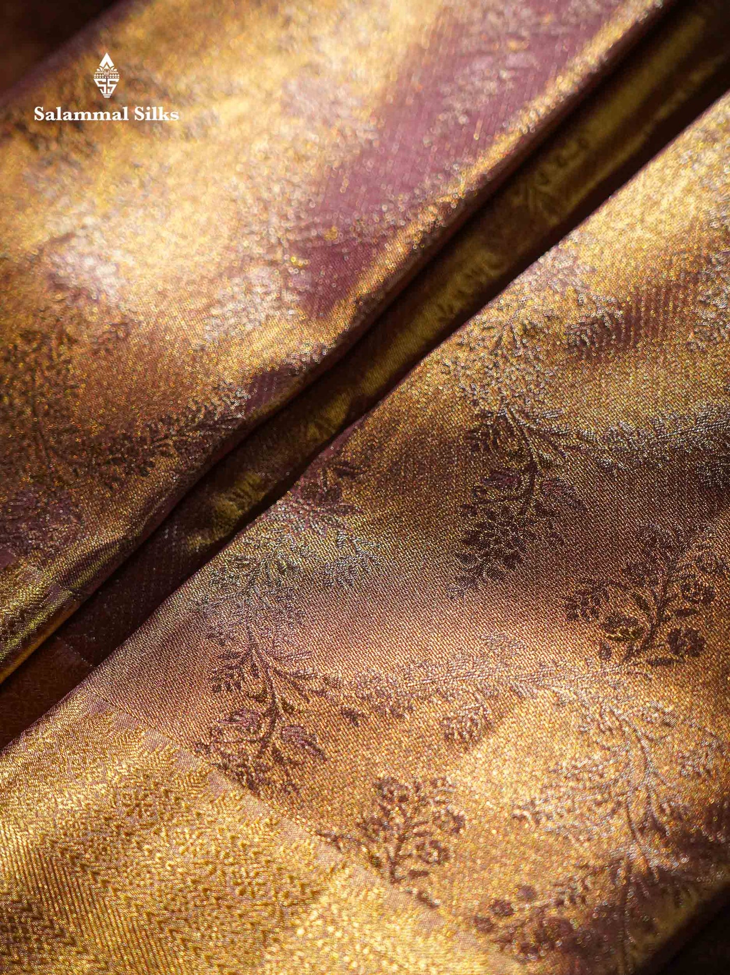 Beautiful Light Pink Tissue Bridal Pure Kanjivaram Silk Saree With Traditional Border