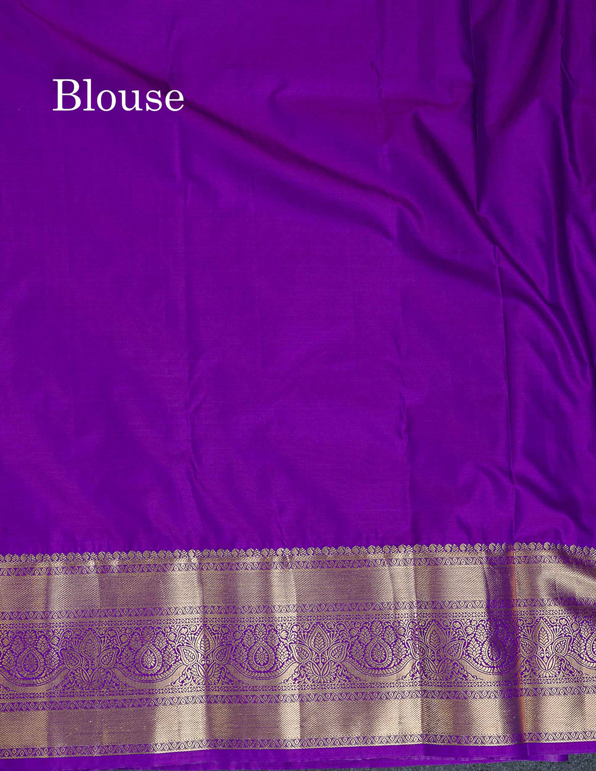 Bridal Semi Silk Saree - Yellow Colour Body With Purple Evening Morning Border