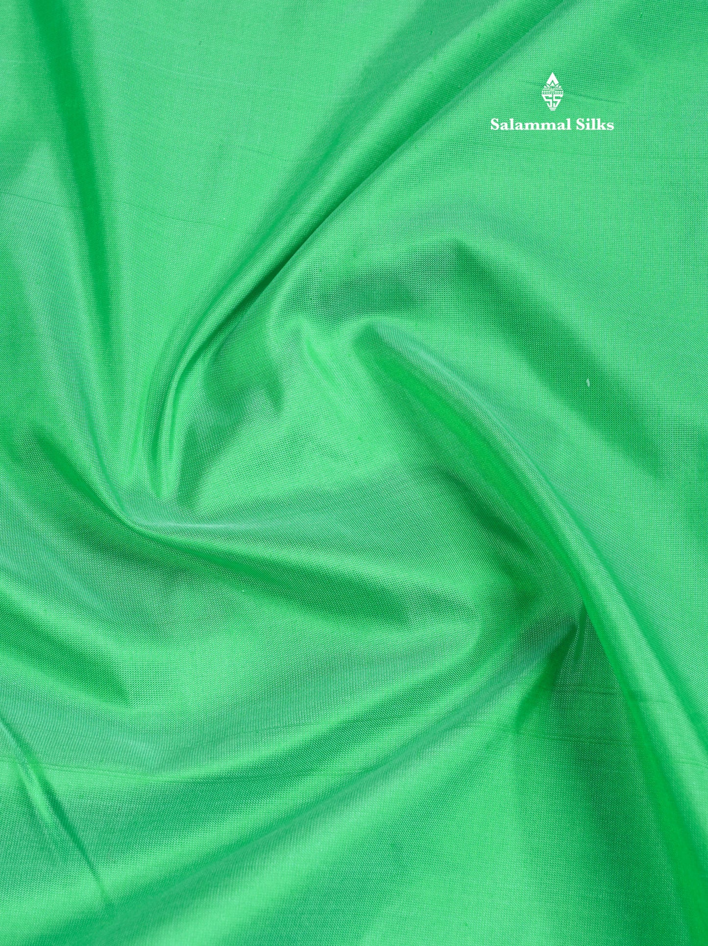 Beautiful Sea Green 9Yards Pure Silk Saree With (3.6inch) Magenta Border