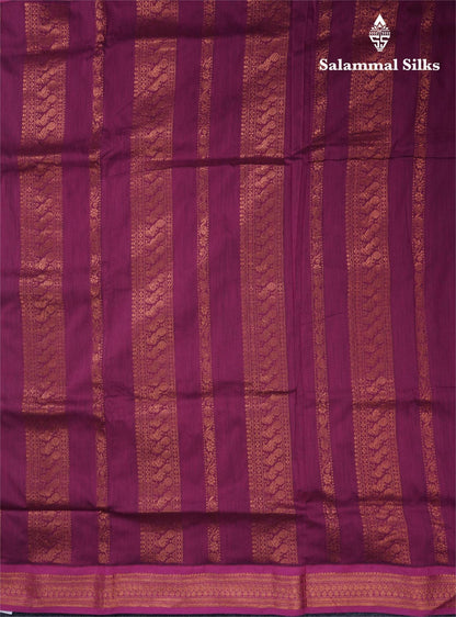 Light Grey Kalyani Cotton Saree With Contrast Pink Border