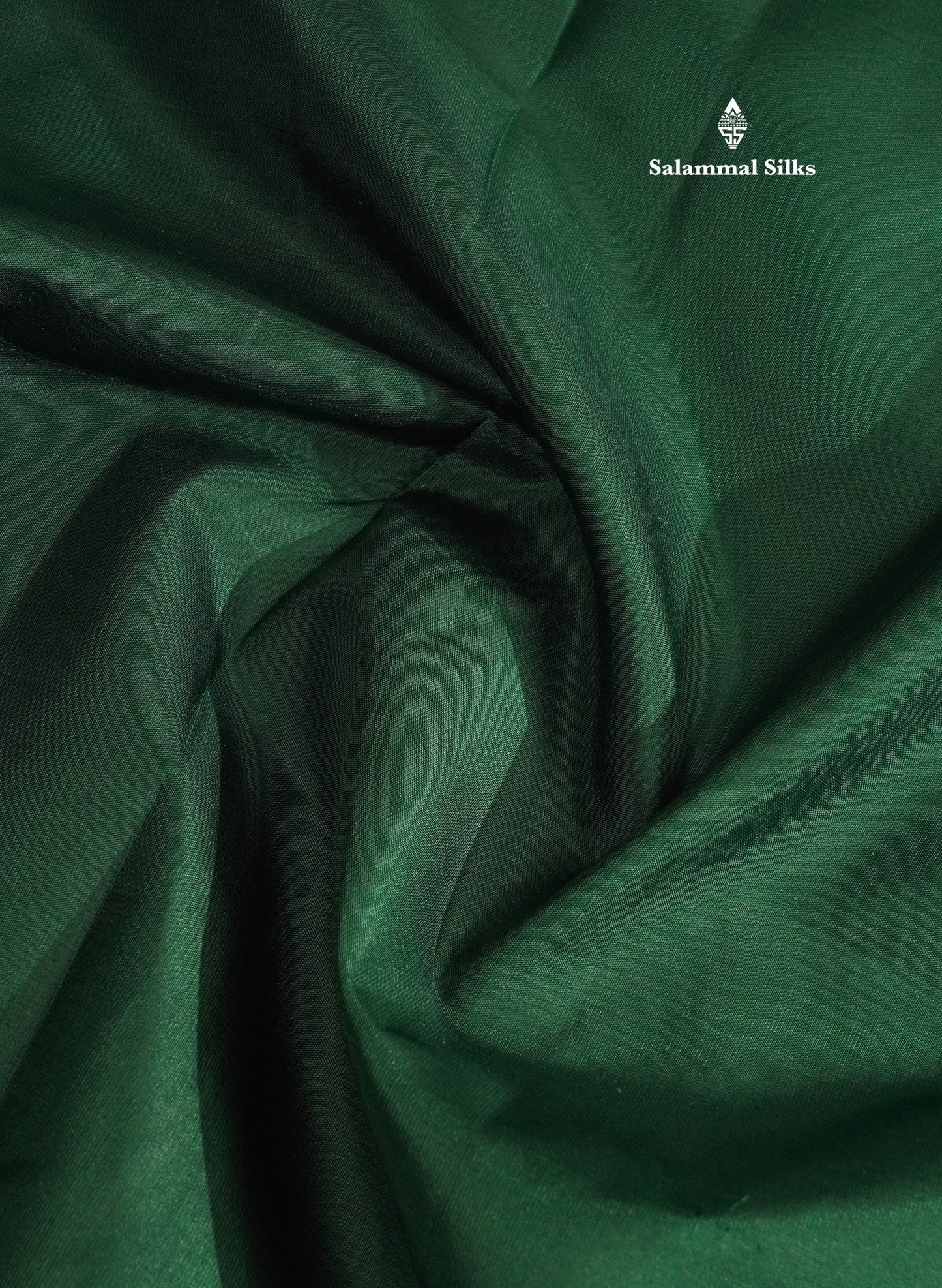 Beautiful Bottle Green 9Yards Pure Silk Saree With (3.6 inch) Dark Maroon Border