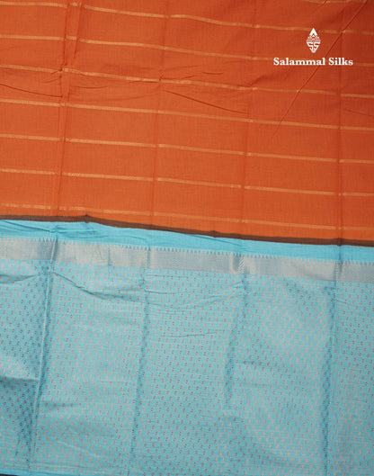 Beautiful Dark Purple Pure Sungudi Cotton Saree With Contrast Sandal Long Border