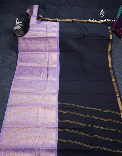 Beautiful Rust Orange Plain Pure Sungudi Cotton Saree With Contrast Brown Long Border