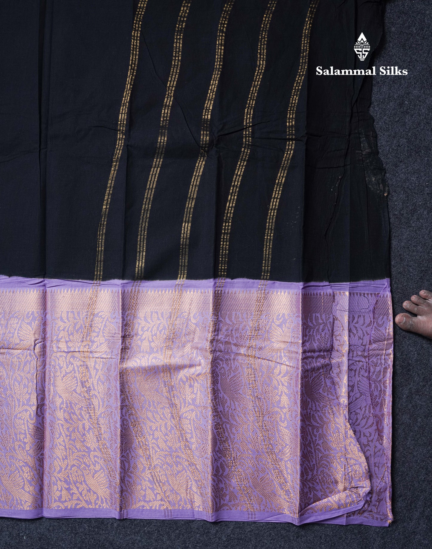 Beautiful Rust Orange Plain Pure Sungudi Cotton Saree With Contrast Brown Long Border