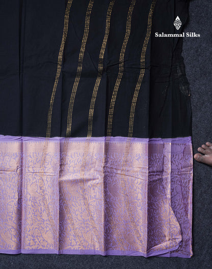 Beautiful Rust Orange Plain Pure Sungudi Cotton Saree With Contrast Brown Long Border