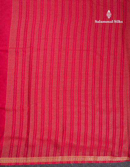 Beautiful Lavender Plain Semi Mysore Silk Saree With Small Traditional Zari Border