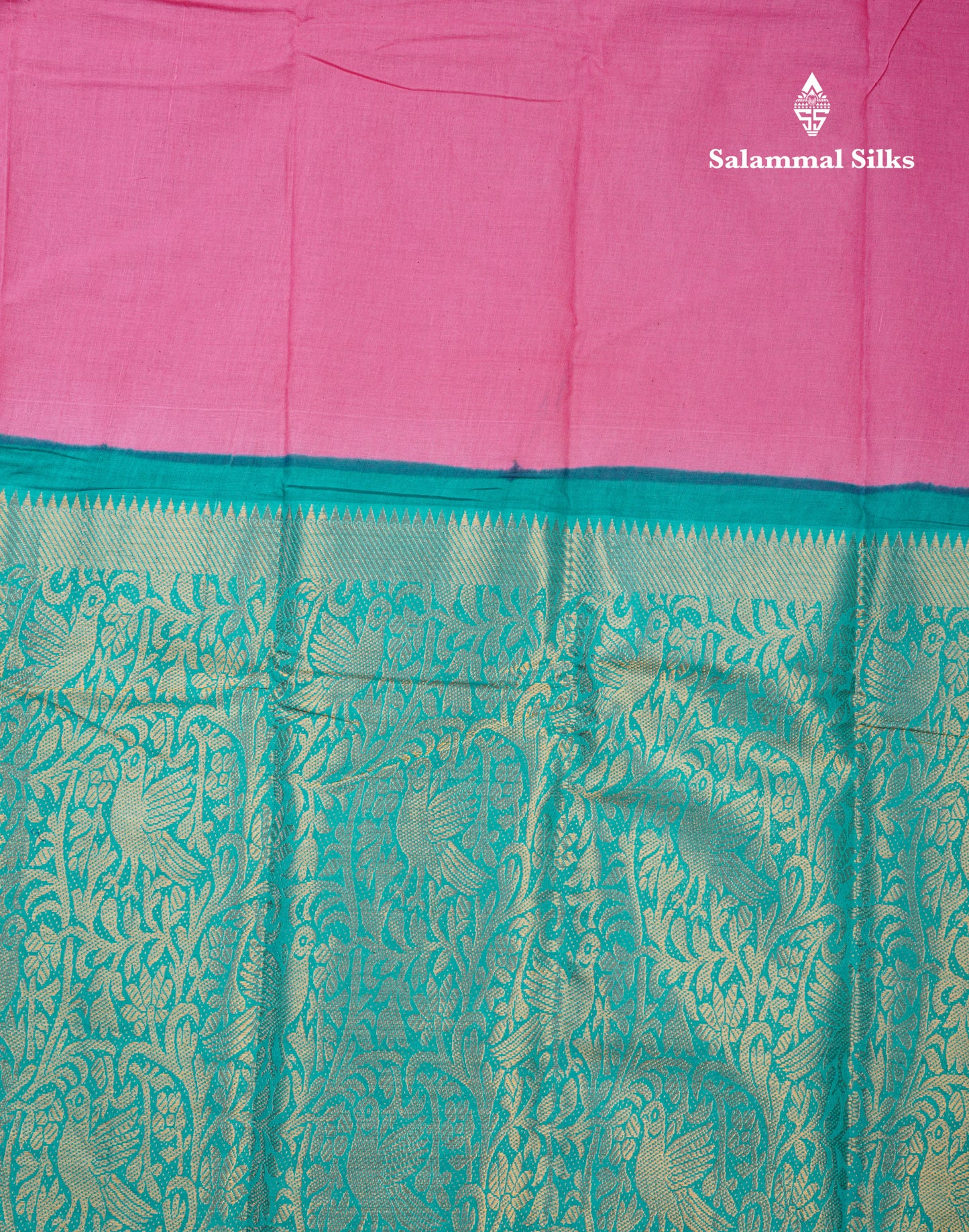 Beautiful Rust Orange Plain Pure Sungudi Cotton Saree With Contrast Brown Long Border